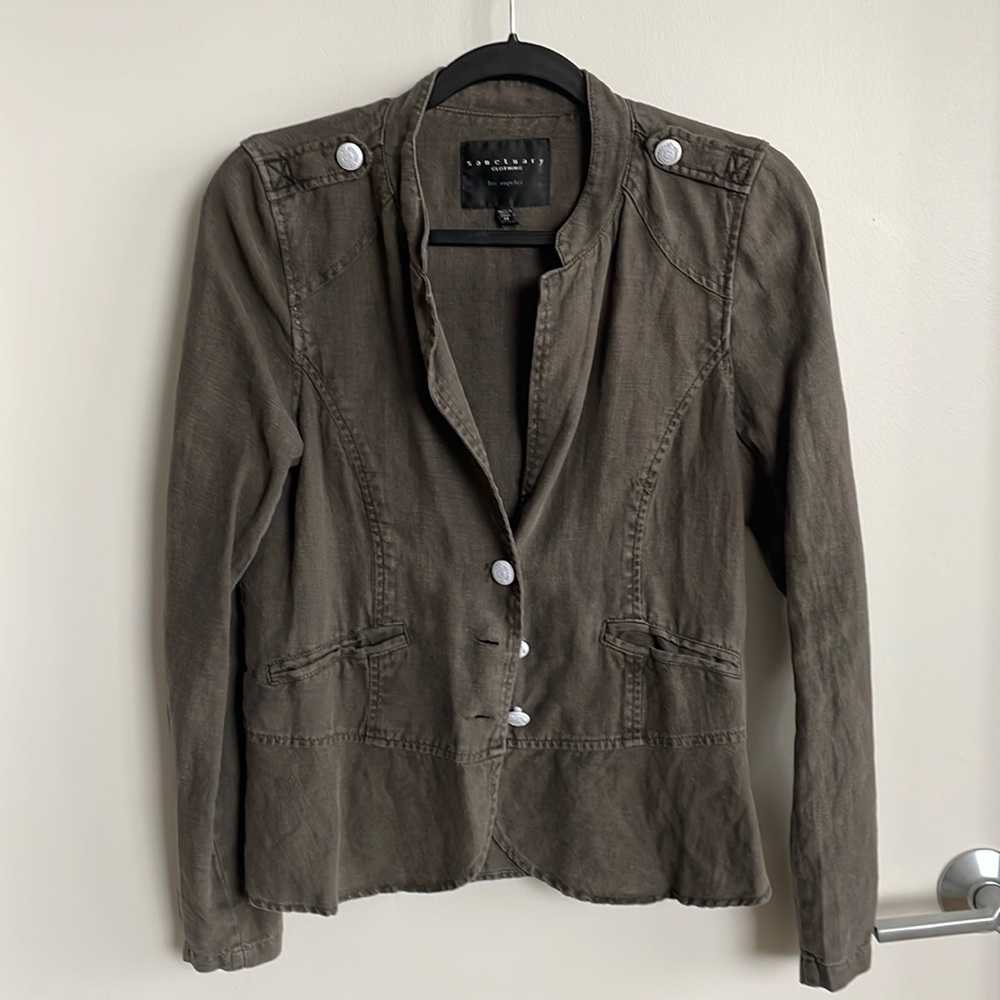Sanctuary LA Peplum Utility Jacket - Size M